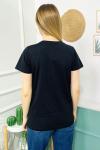 154648 B Yaka Baskili Tshirt
